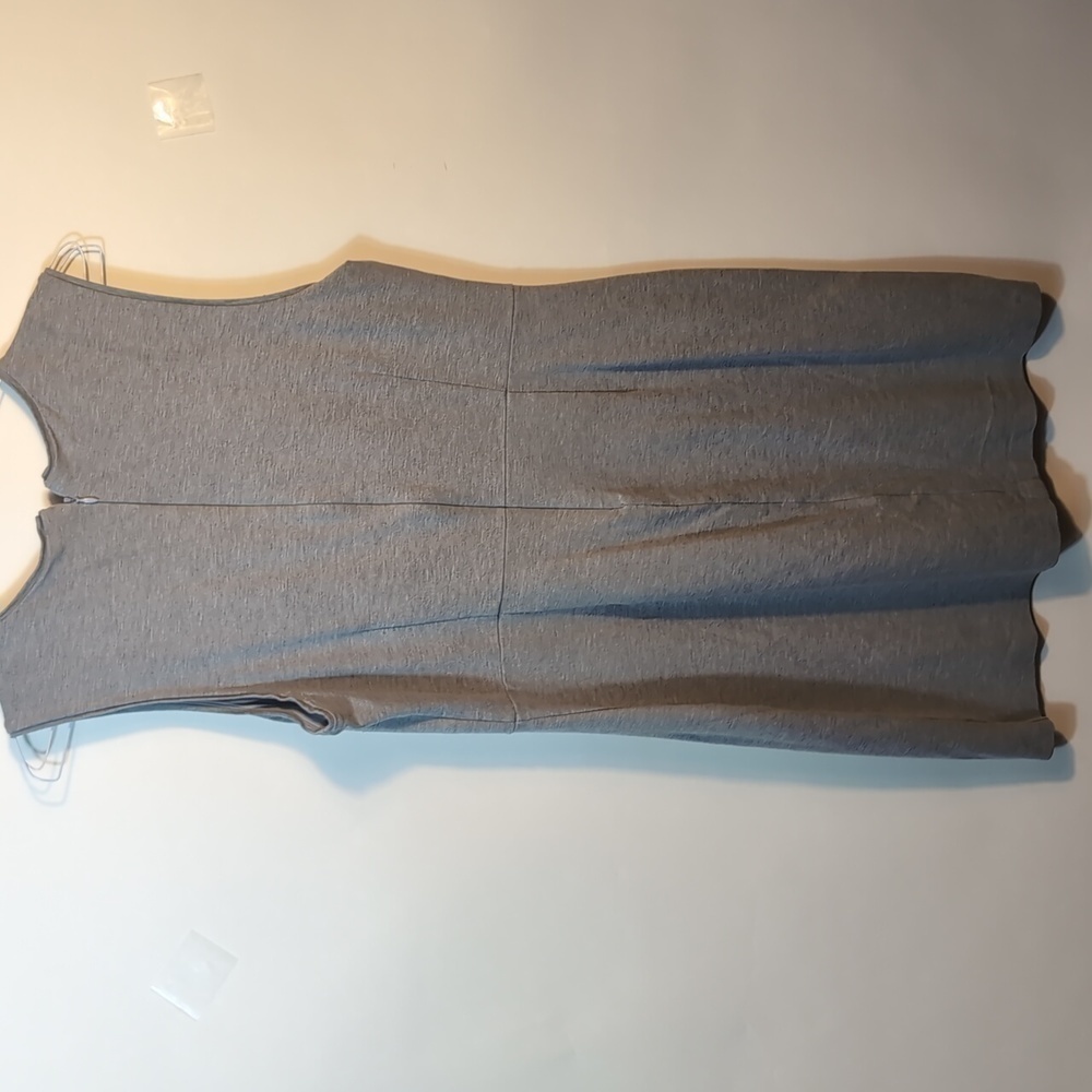 Excellent Condition Banana Republic Sleeveless Knit Pineapple Dress Gray Size 14 - Picture 9 of 16